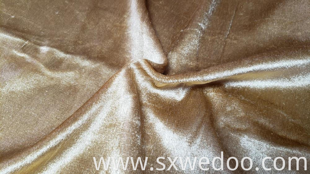 230g Plain Velvet Fabric Golden Yellow